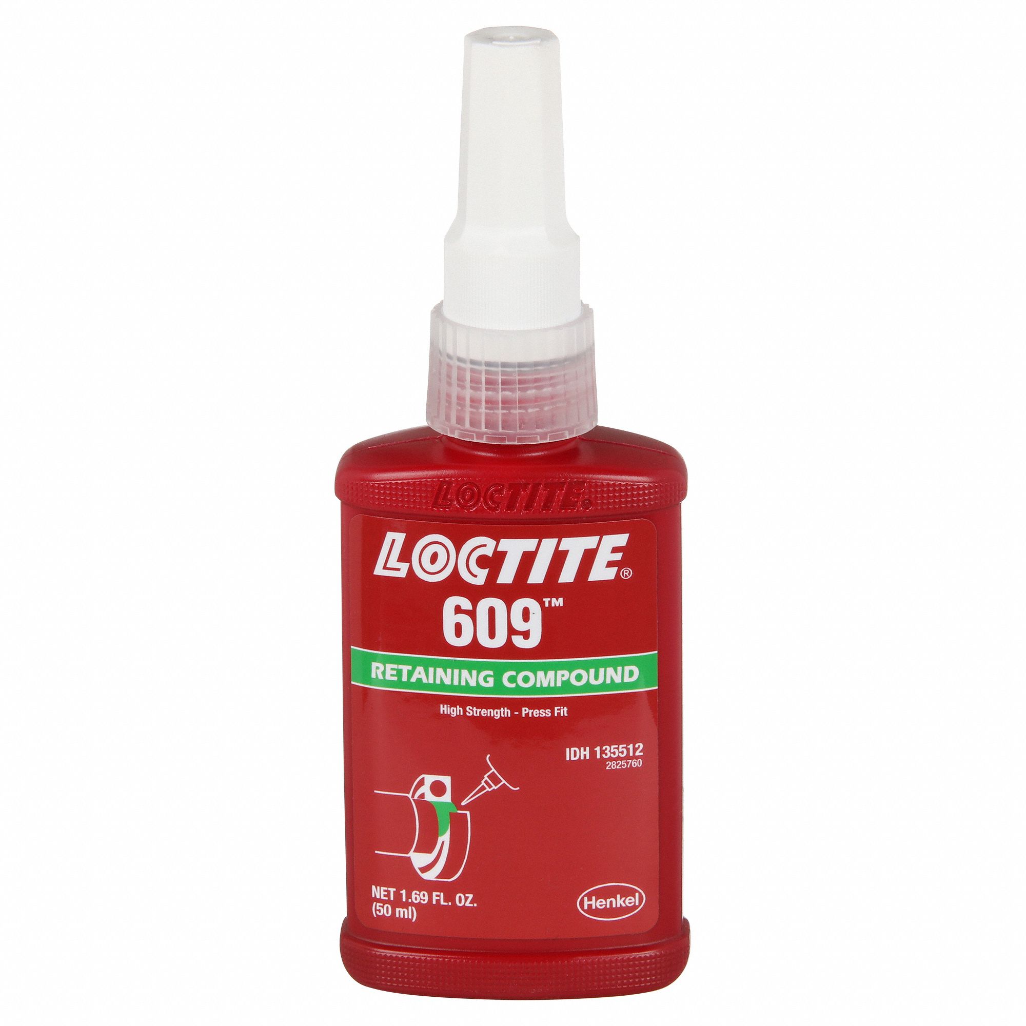 乐泰609圆柱固持胶